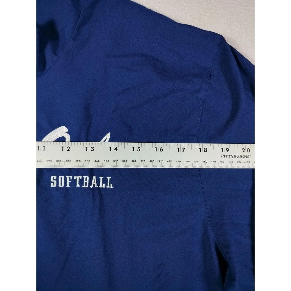 Florida Atlantic Owls Pullover Jacket Mens Medium Blue NCAA Baseball Adidas